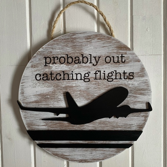 Other - Front door sign for the travel enthusiast ✈️
